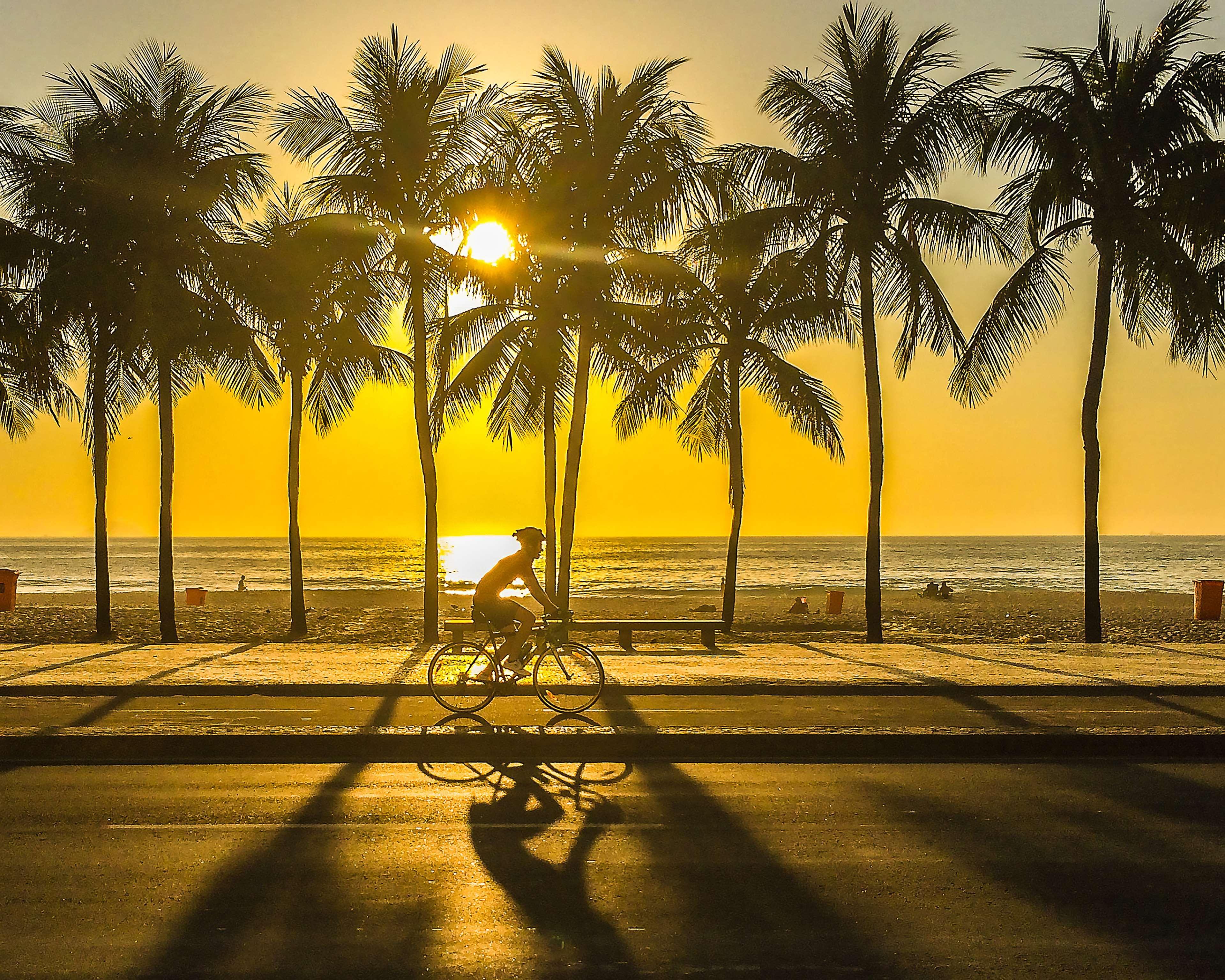 ฮิลตัน ริโอ เด จาเนโร โคปาคาบานา Hotel ริโอเดจาเนโร ภายนอก รูปภาพ Sunset at the beach