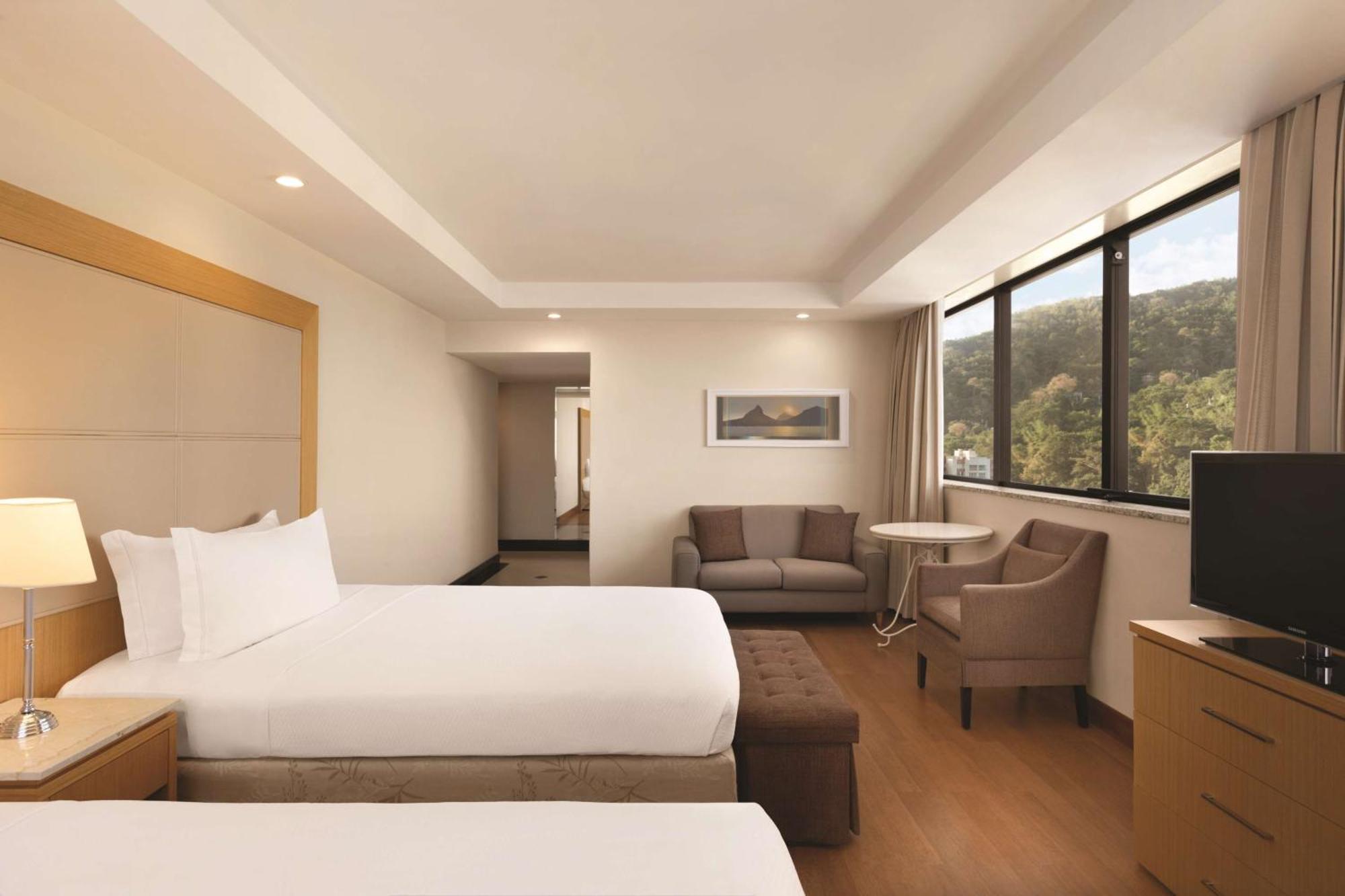 ฮิลตัน ริโอ เด จาเนโร โคปาคาบานา Hotel ริโอเดจาเนโร ภายนอก รูปภาพ A room at the hotel